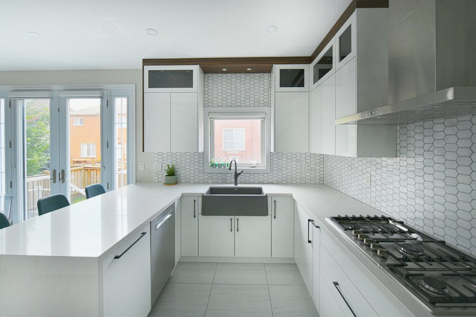 Kitchen renovation contractor evaluating a project space